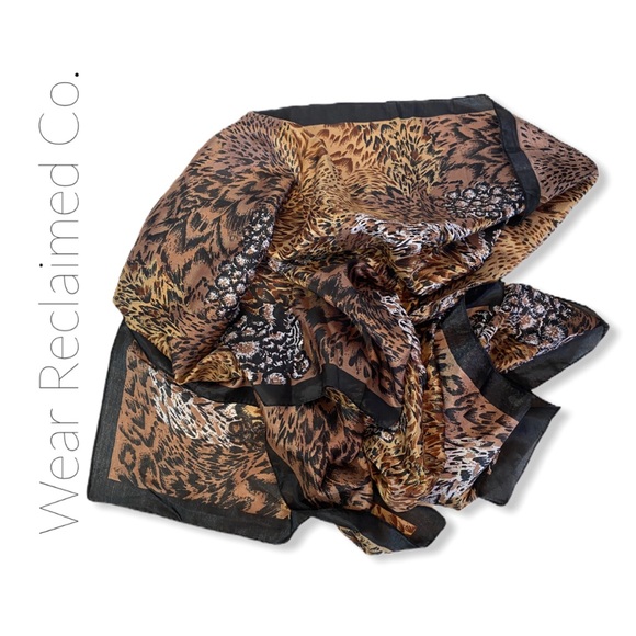 Mary Kay Accessories - 🛍3/$30 MARY KAY Animal Print Scarf - SILK